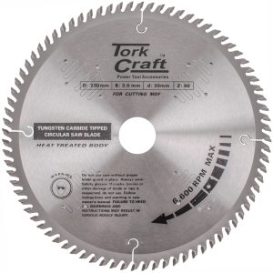 BLADE TCT 230 X 80T 30/1/16 TCG POSITIVE PROFESIONAL INDUSTRIAL