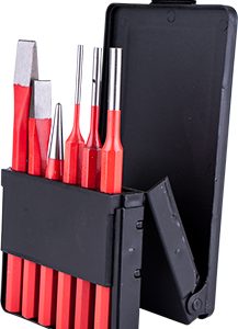 TORK CRAFT CHISEL AND PUNCH SET 6PC