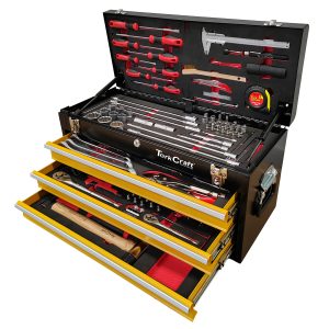 TOP BOX 127PC 3 DRAWER & TOP TRAY 600X250X320MM TRACKBOX 2.0 TOOL BOX