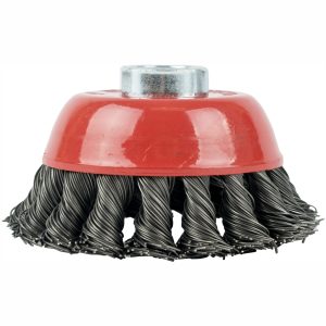 WIRE CUP BRUSH TWISTED 100MMXM14 BLISTER