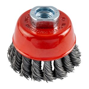 WIRE CUP BRUSH TWISTED 80MMXM14 BULK
