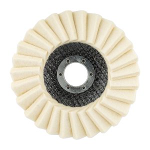 FLAP DISC WOOL FELT 115MM X 22.23MM TCFD POLISHING