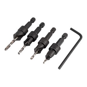 SCREW PILOT/COUNTERSINK SET 4PCE