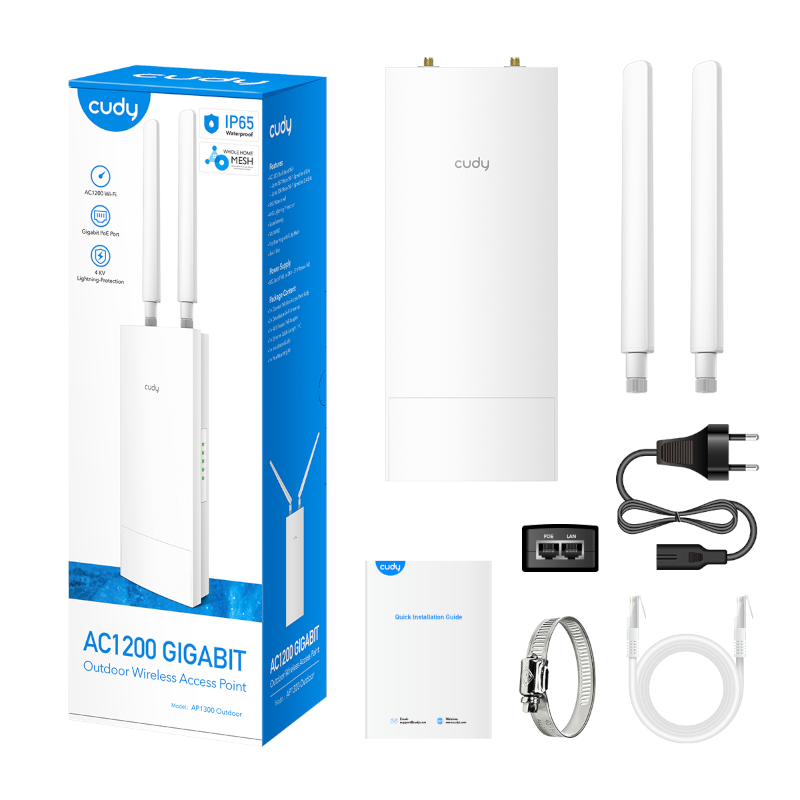 Cudy AC1200 Gigabit Dual Band Ceiling Access Point
- Outdoor - Image 6