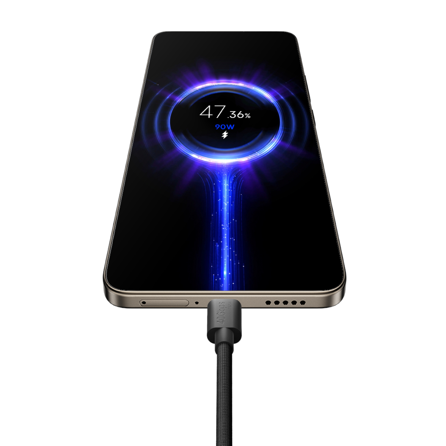 Xiaomi USB4 6A USB Type-C To USB Type-C Braided Cable 1m- (120W, 40Gbps, 8K) - Image 4