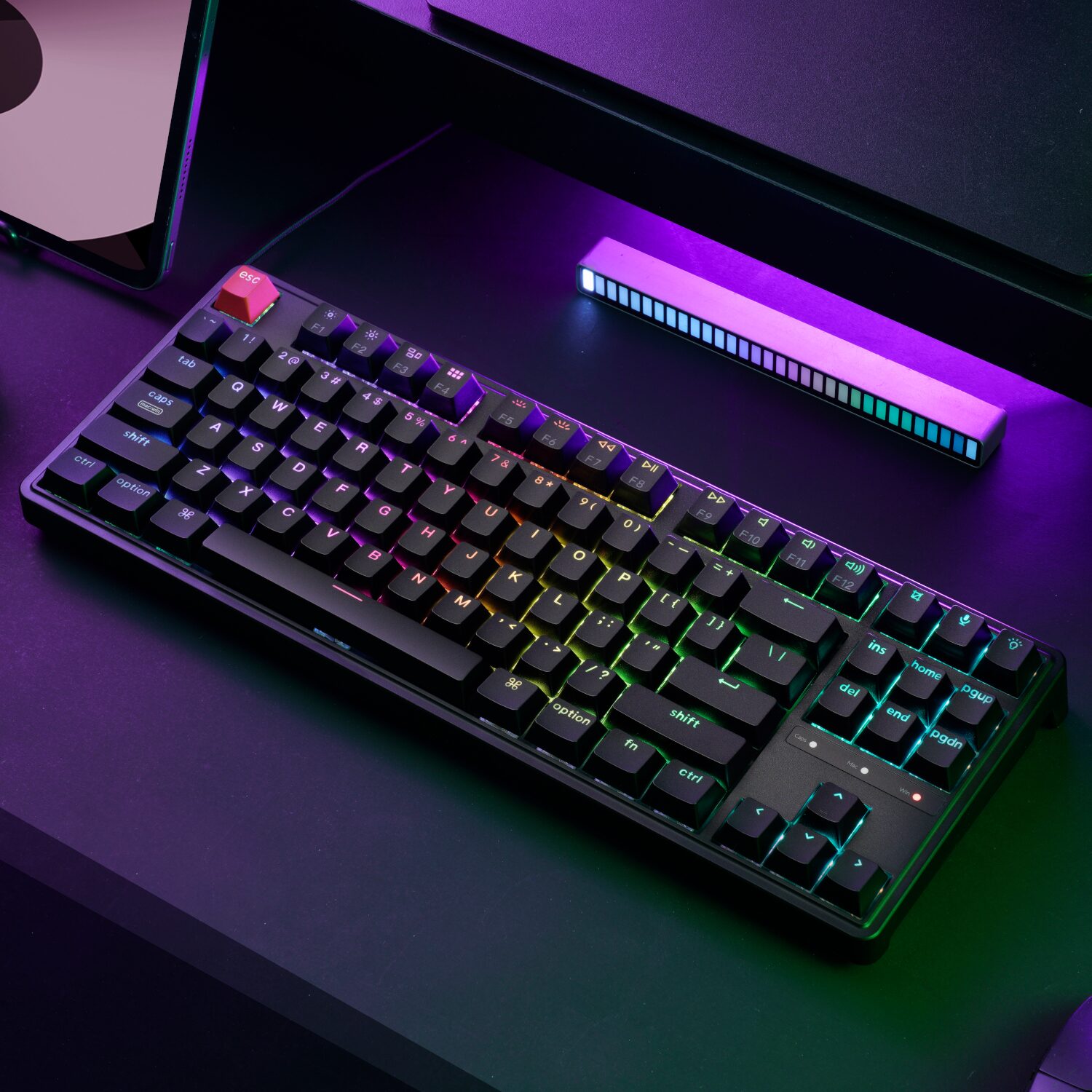 Keychron C3 Pro 80% 8K Super Banana Switch Hot-swappable RGB Wired Custom Mechanical Keyboard - Image 7