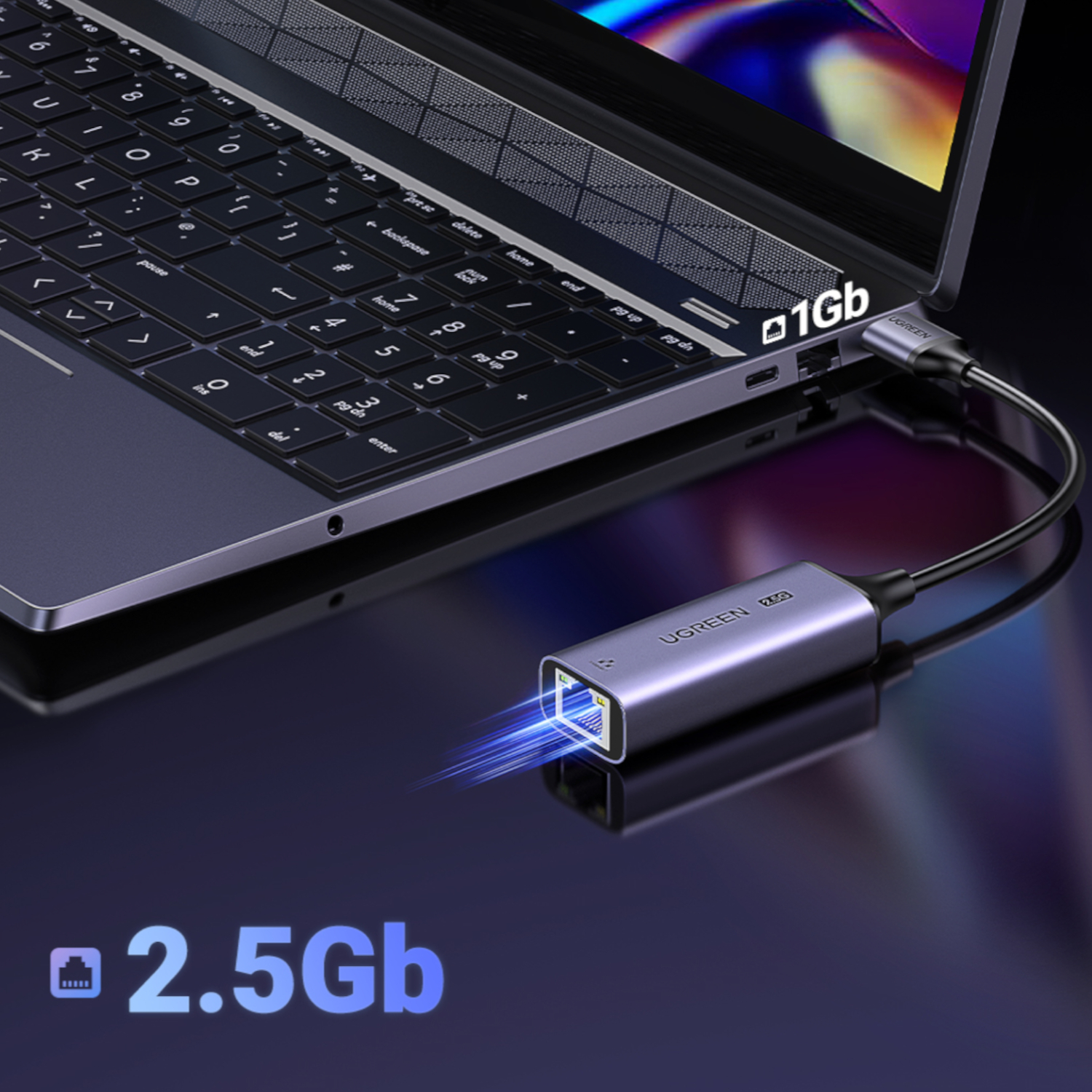 UGREEN USB-A 3.2 Gen 1 to 2.5G Ethernet Adapter - Image 3