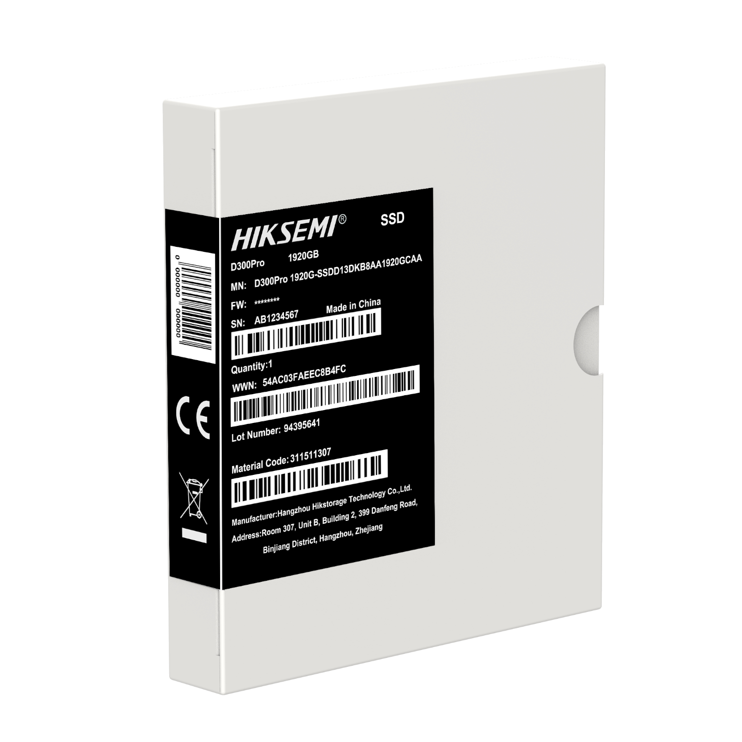 Hiksemi D300 PRO Tantalum Capacitor 1920GB SATA III Enterprise SSD - Image 3
