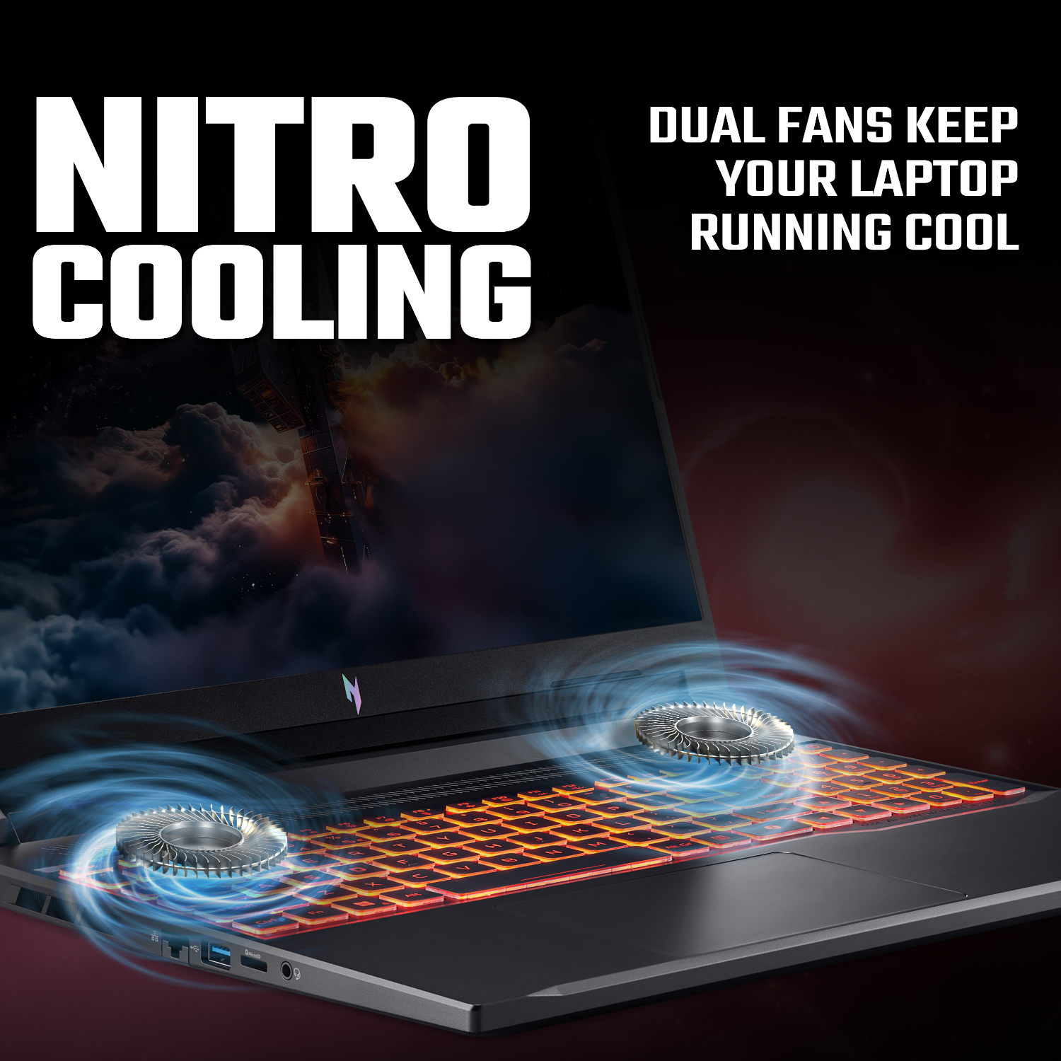 Acer NITRO V 16 Gaming Laptop 16″ | AMD Ryzen 5 | 16GB |1TB | RTX 5060 8GB | Windows 11 Home - Image 13
