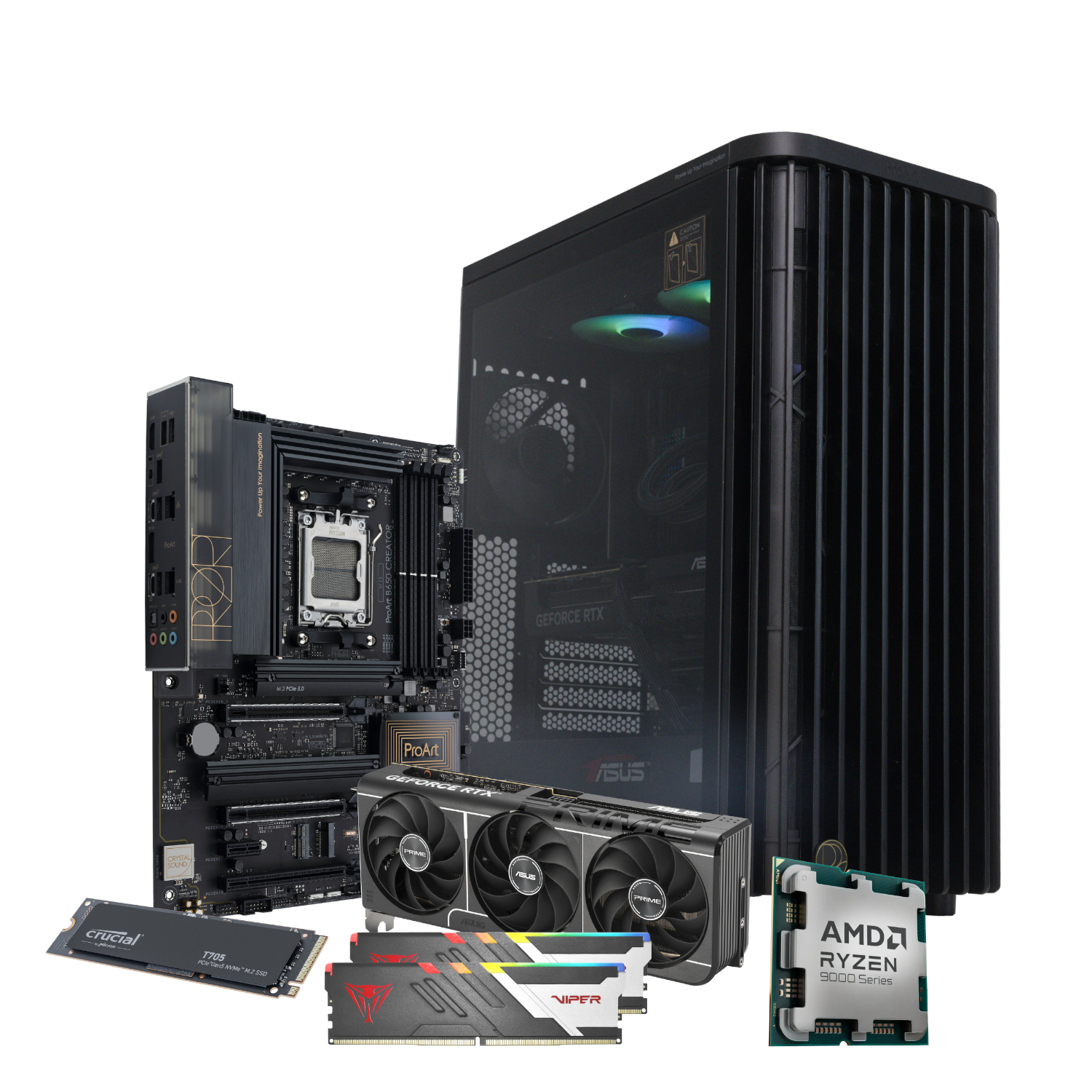 PCBuilder Ryzen 7 9700X MONET Windows 11 Creator PC - Image 16