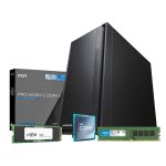 PCBuilder Intel i3-14100 OFFICE Master Windows 11 Desktop PC