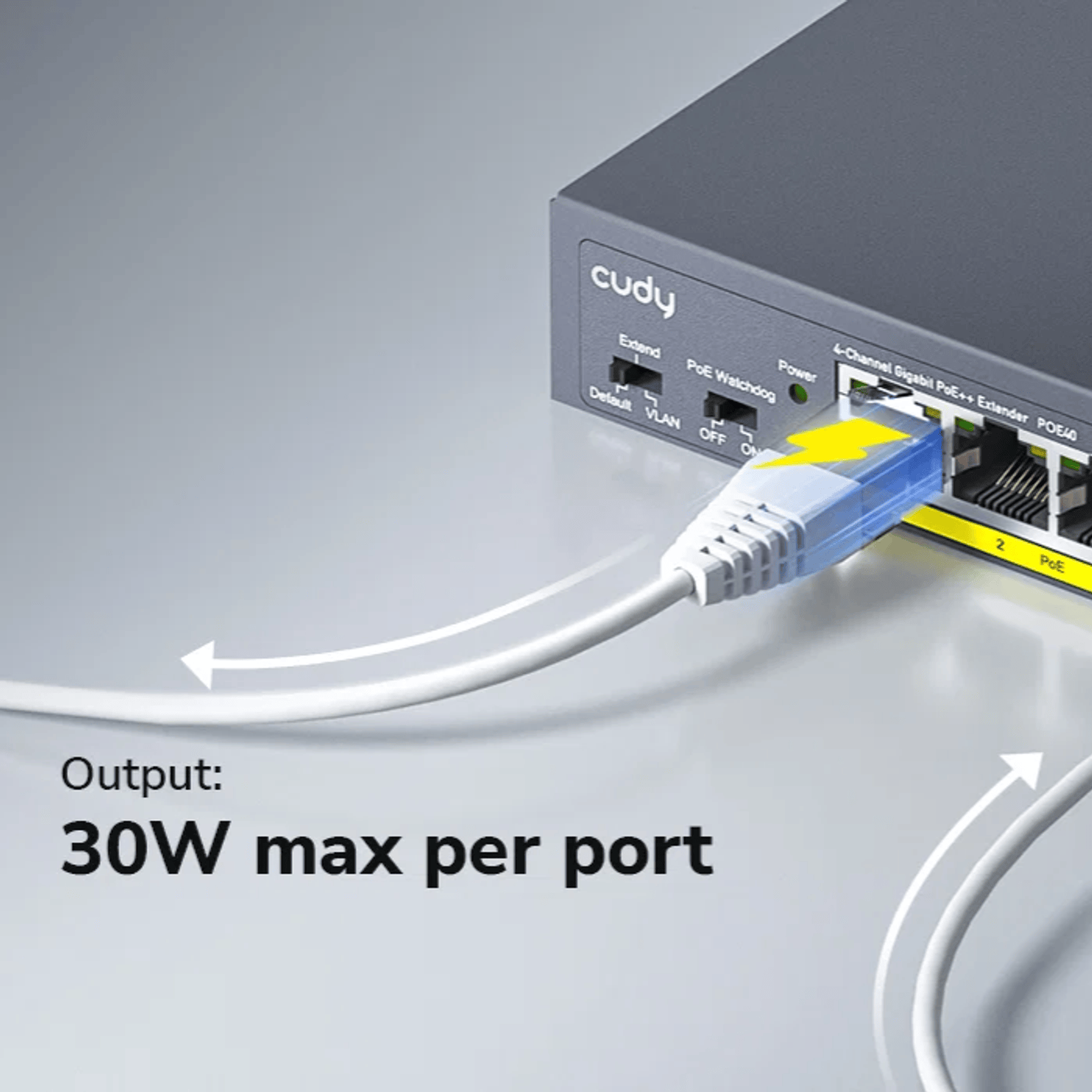 Cudy 4 Port Gigabit PoE 1x PoE Input 60W Switch - Image 6