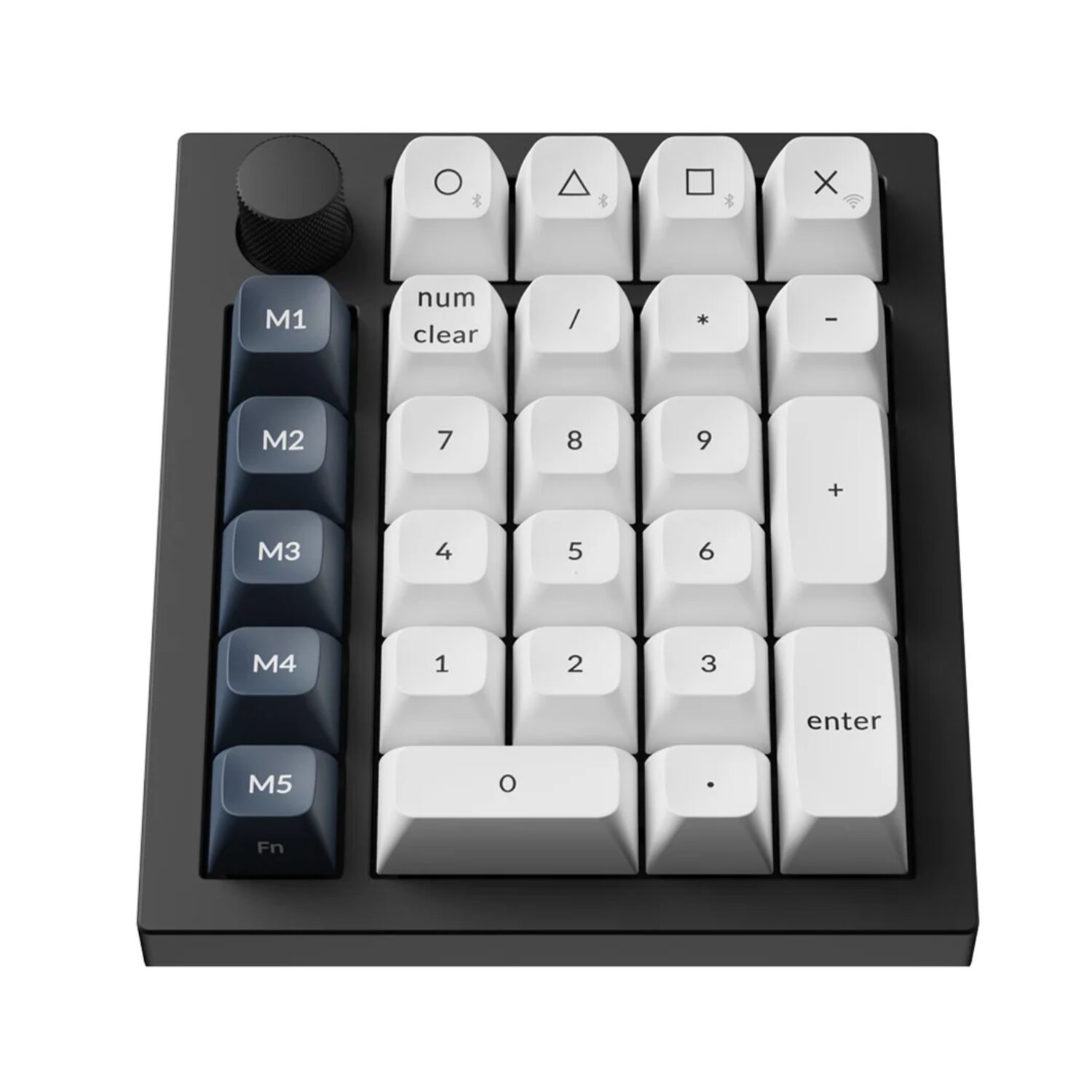 Keychron Q0 Max QMK Gateron Jupiter Red RGB Wireless Custom Number Pad Carbon Black - Image 2