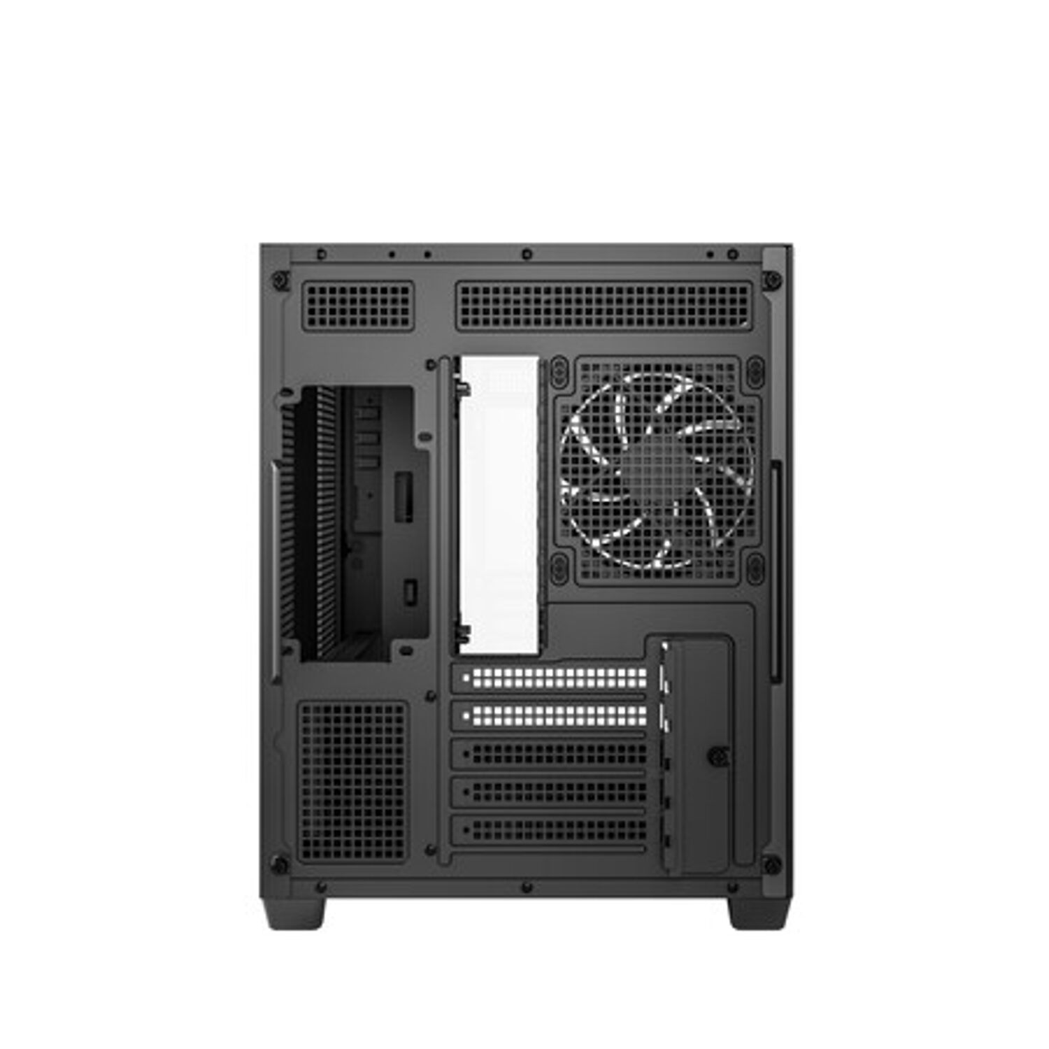 Deepcool CG330 3F Panoramic Dual-Chamber Micro-ATX Gaming Chassis - Black - Image 7