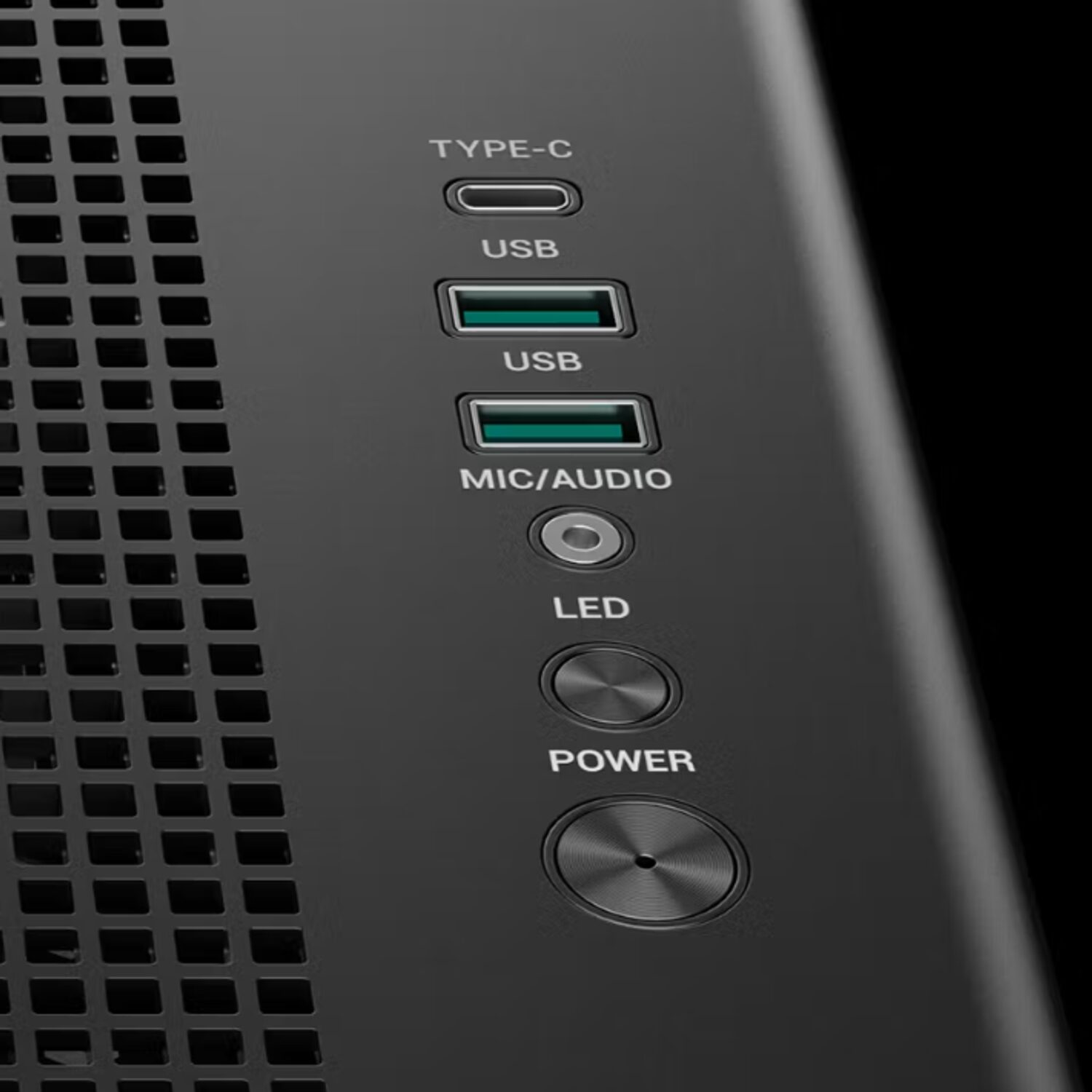 DeepCool CG590U 5F ATX ARGB Gaming Chassis - Black - Image 8