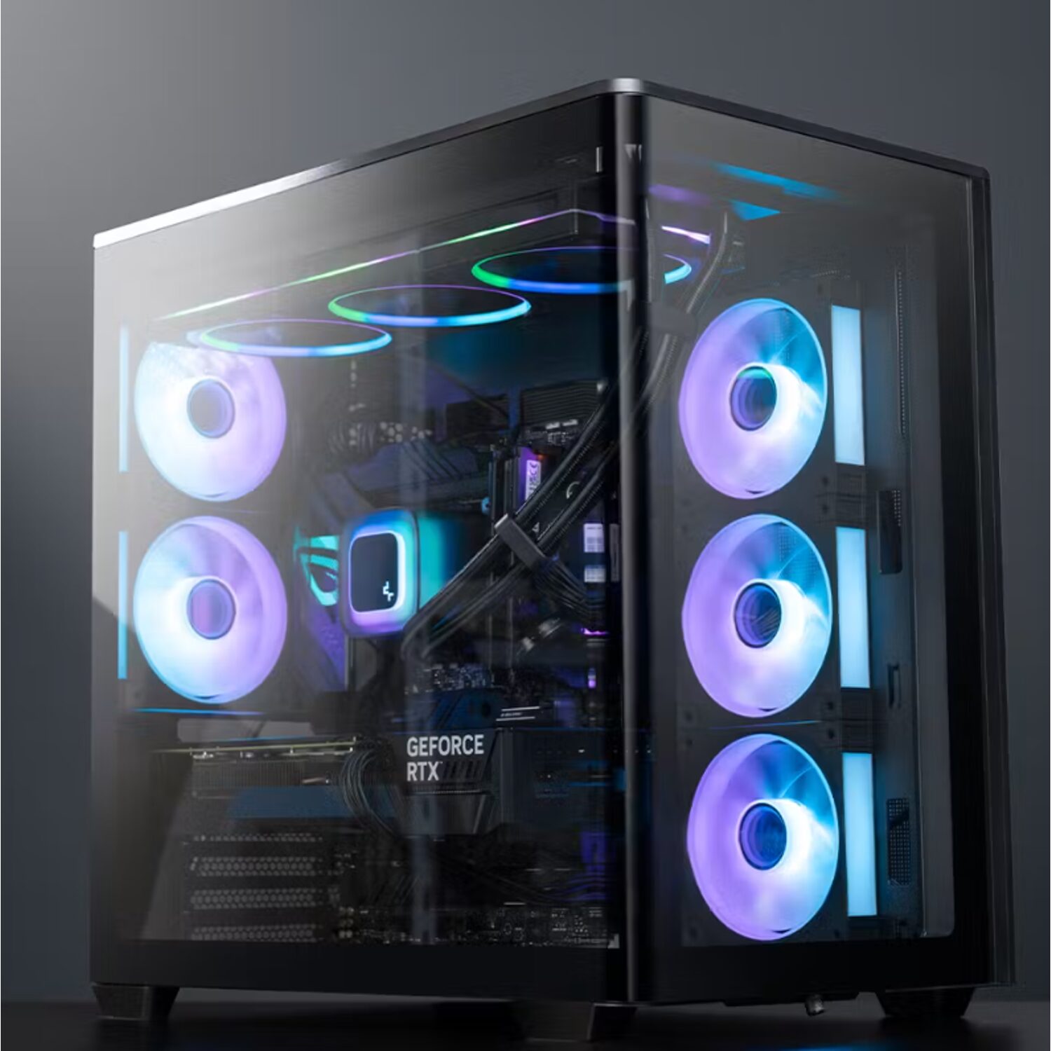 DeepCool CG590U 5F ATX ARGB Gaming Chassis - Black - Image 9
