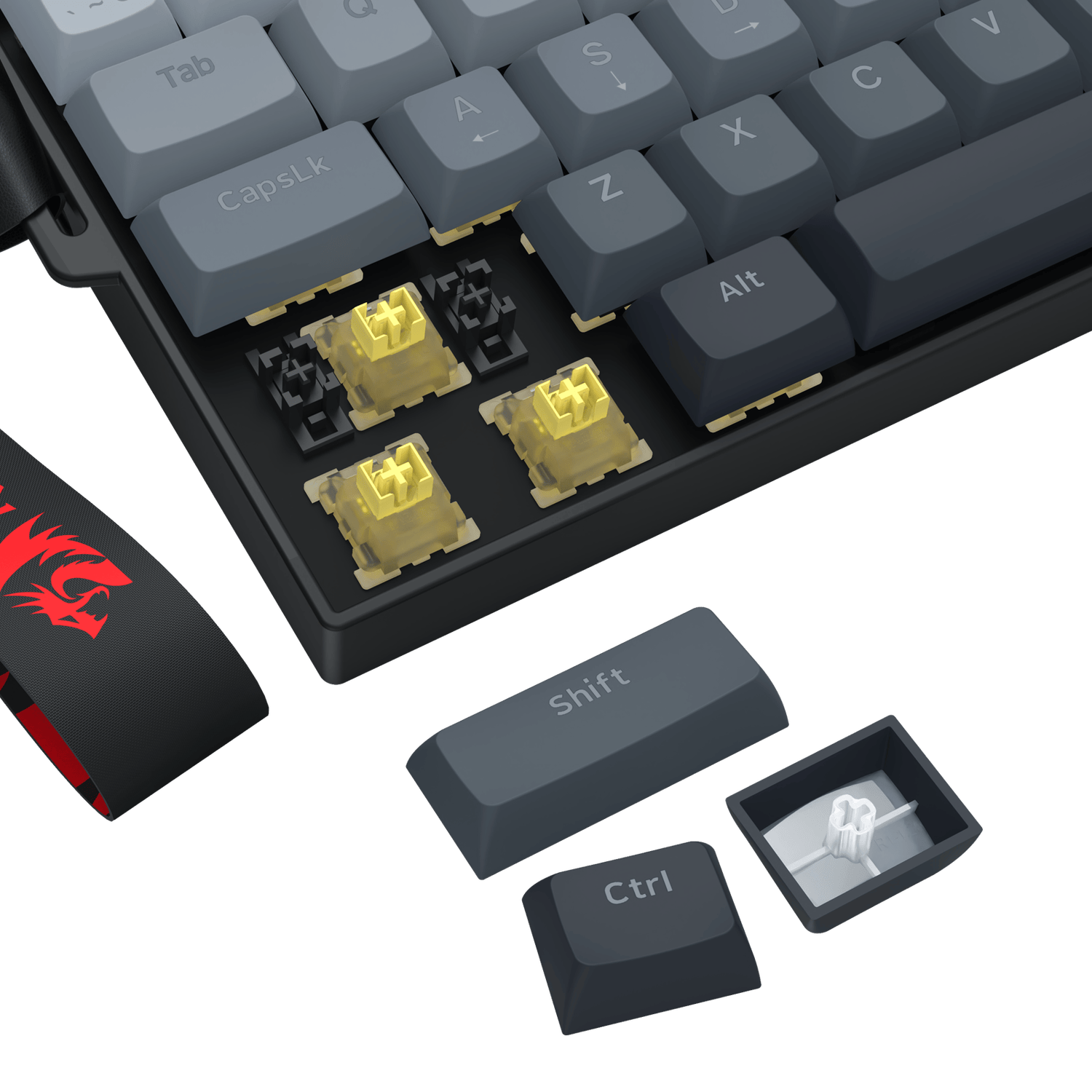 Redragon FIZZ Magnetic+ Wired 60% Gaming Keyboard - Image 7