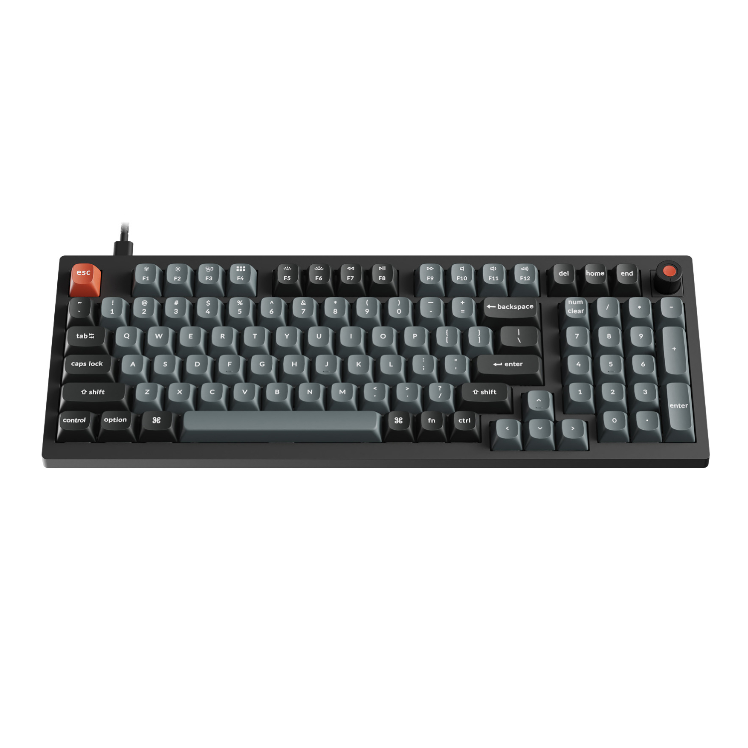Keychron V5 Ultra 96% 8K Red Switch Hot-Swapple Silk POM RGB Wireless Keyboard - Image 3